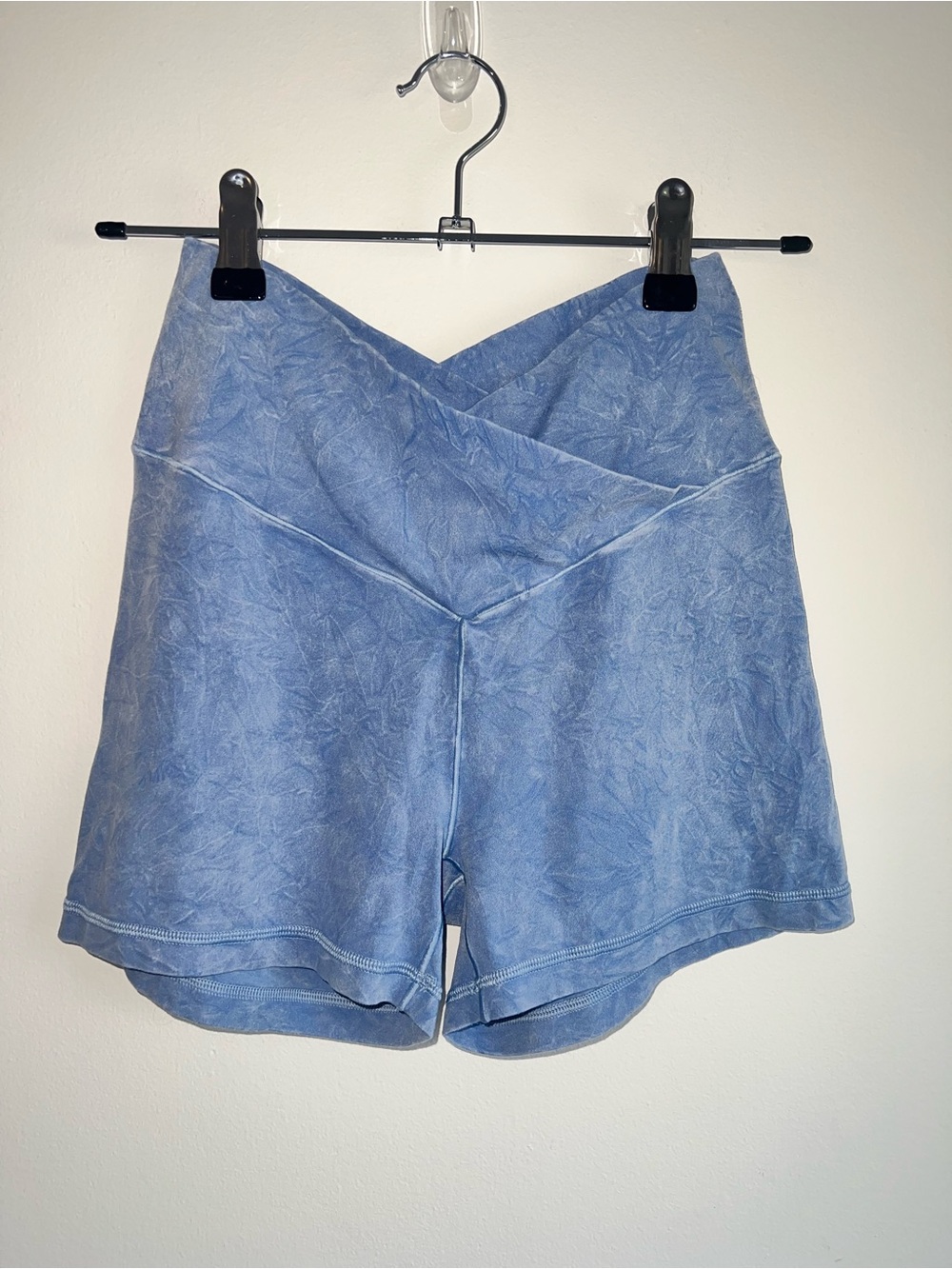 Aerie Offline- Blue Women's V-Waist Stretch Shorts